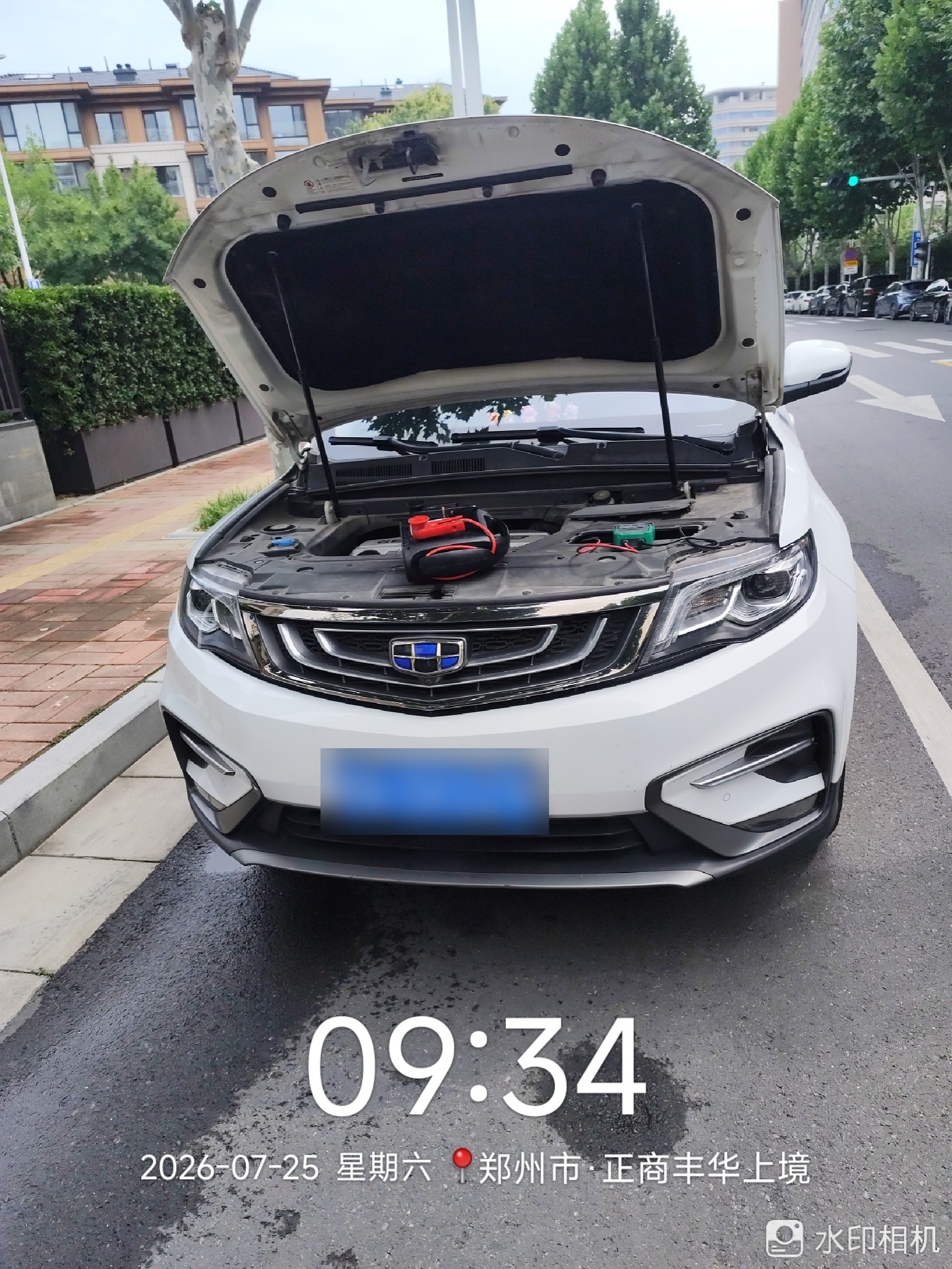 兔师傅郑州正商丰华上境电瓶亏电救援(图1)