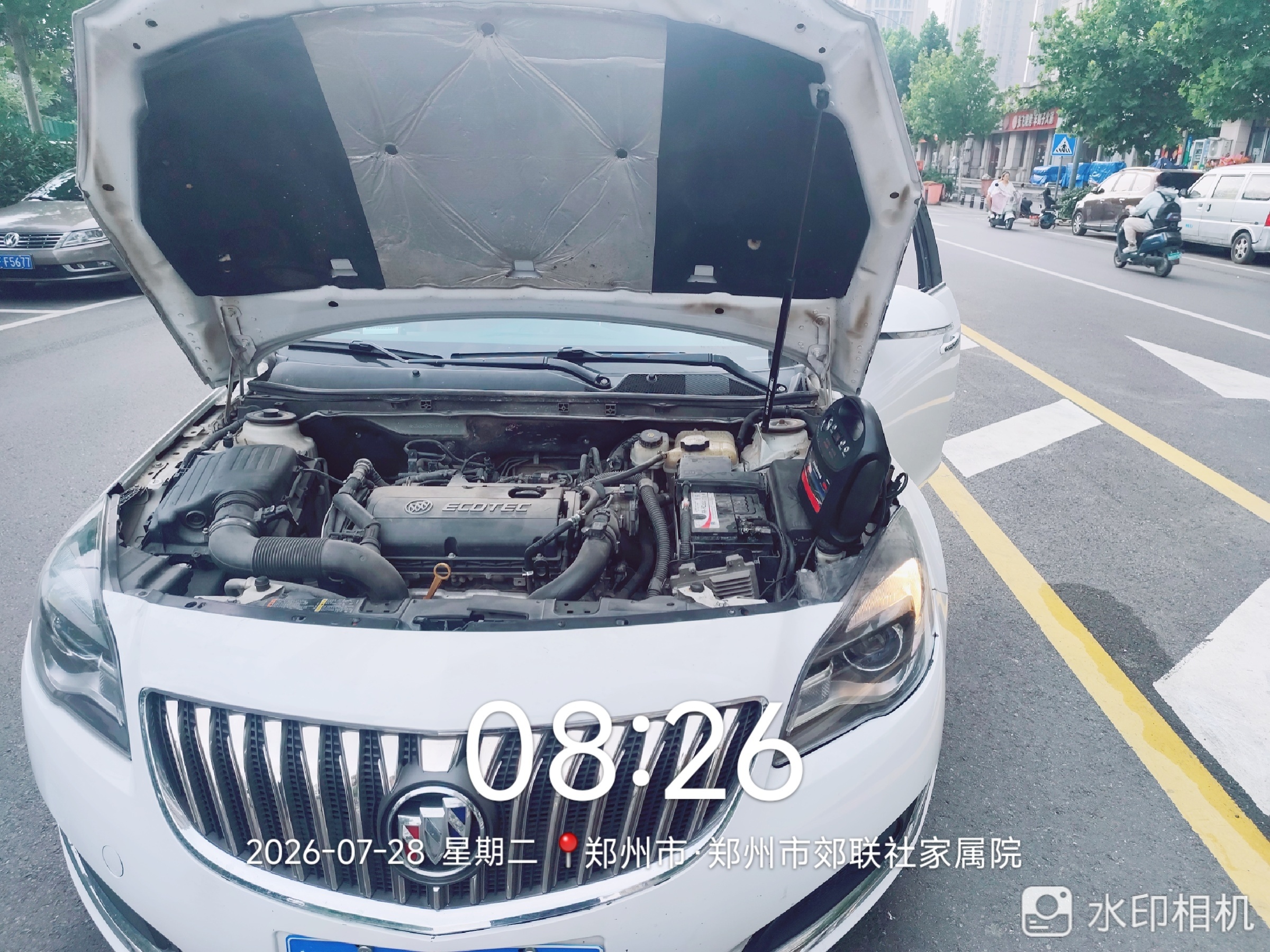 兔师傅郑州市郊联社家属院电瓶亏电救援(图1)